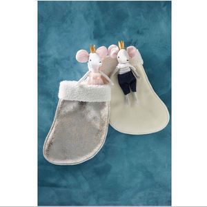Anthropologie 10 x 2 Miniature Mouse ChristmasStocking New